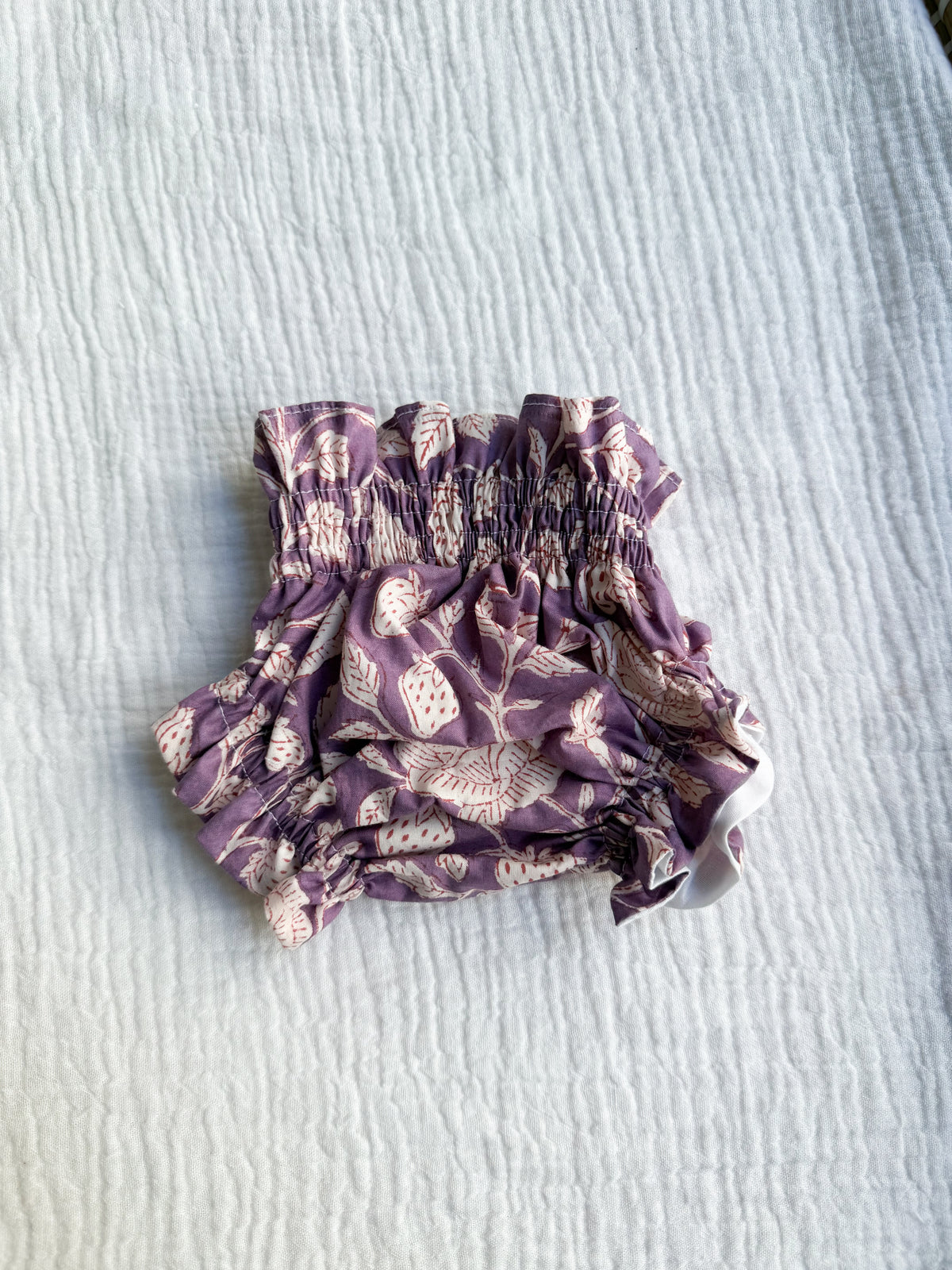 Cubrepañal India morada