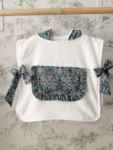 Poncho de playa volante Liberty azul