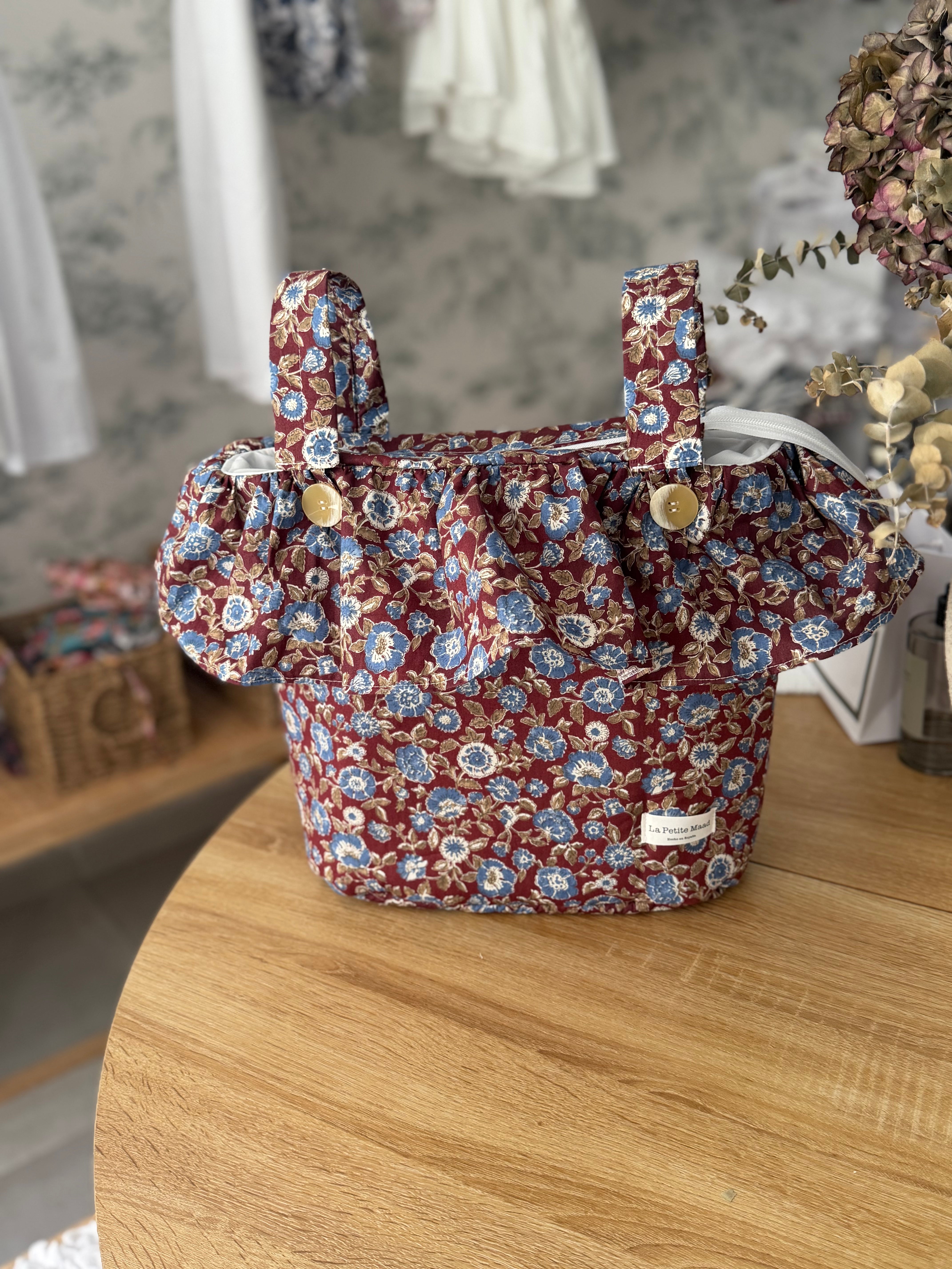 Bolso de carro Liberty granate
