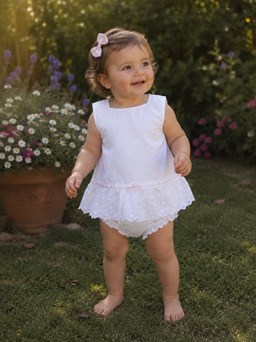 Camisa Filipa lazo rosa