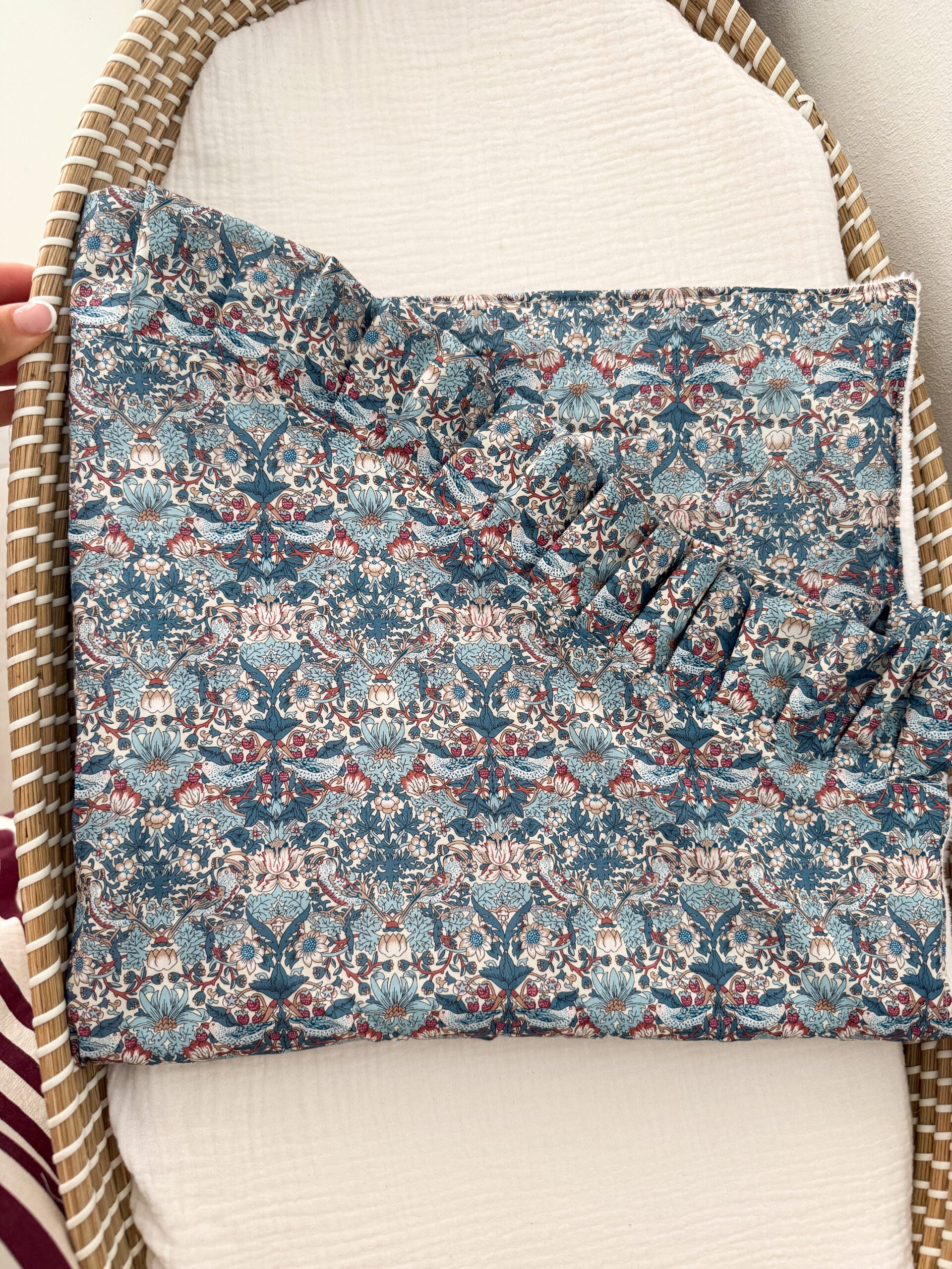 Arrullo coralina invierno liberty azul