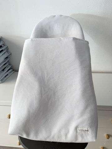 Funda hamaca babybjörn pique blanco con saco