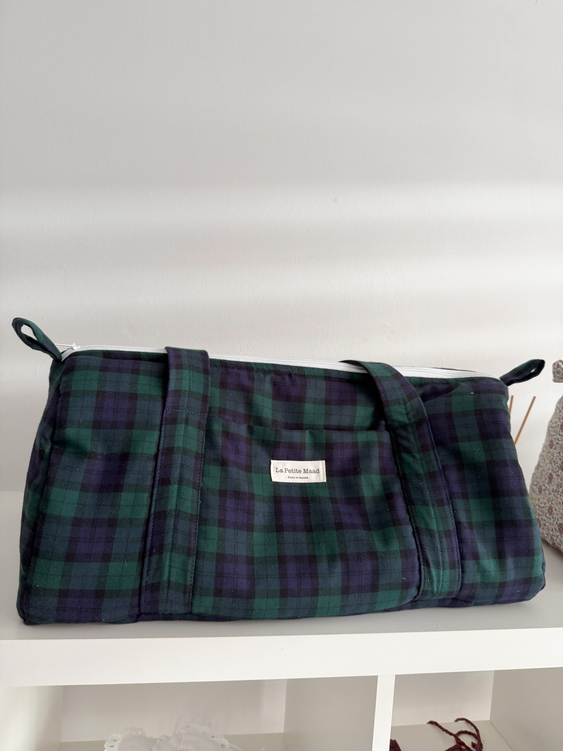Bolsa de viaje tartán