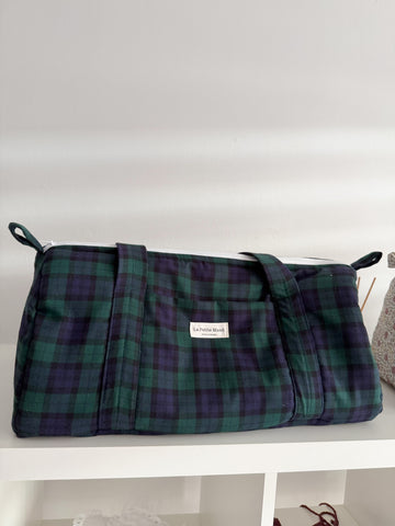 Bolsa de viaje tartán