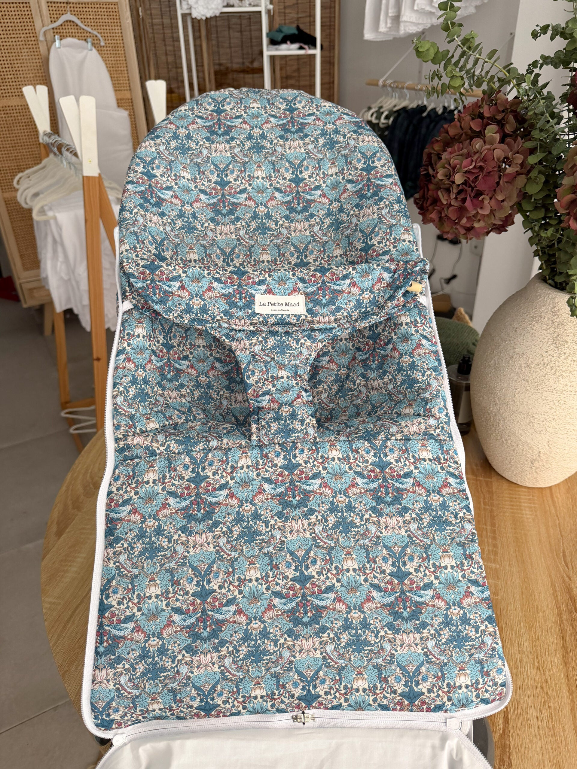 Funda hamaca babybjörn liberty azul con saco