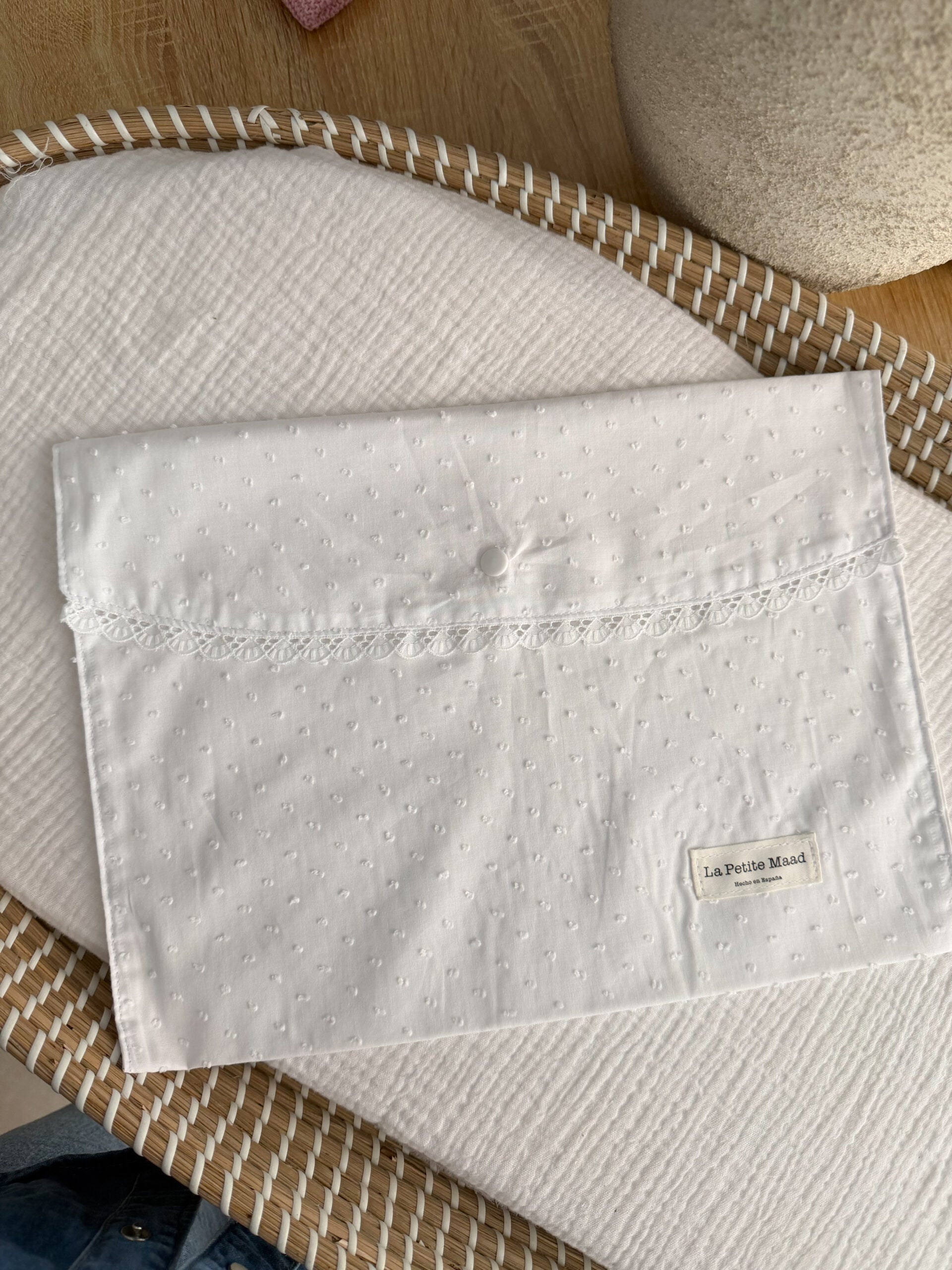 Bolsa de muda plumeti blanco