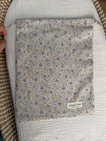 Talega flor gris nude