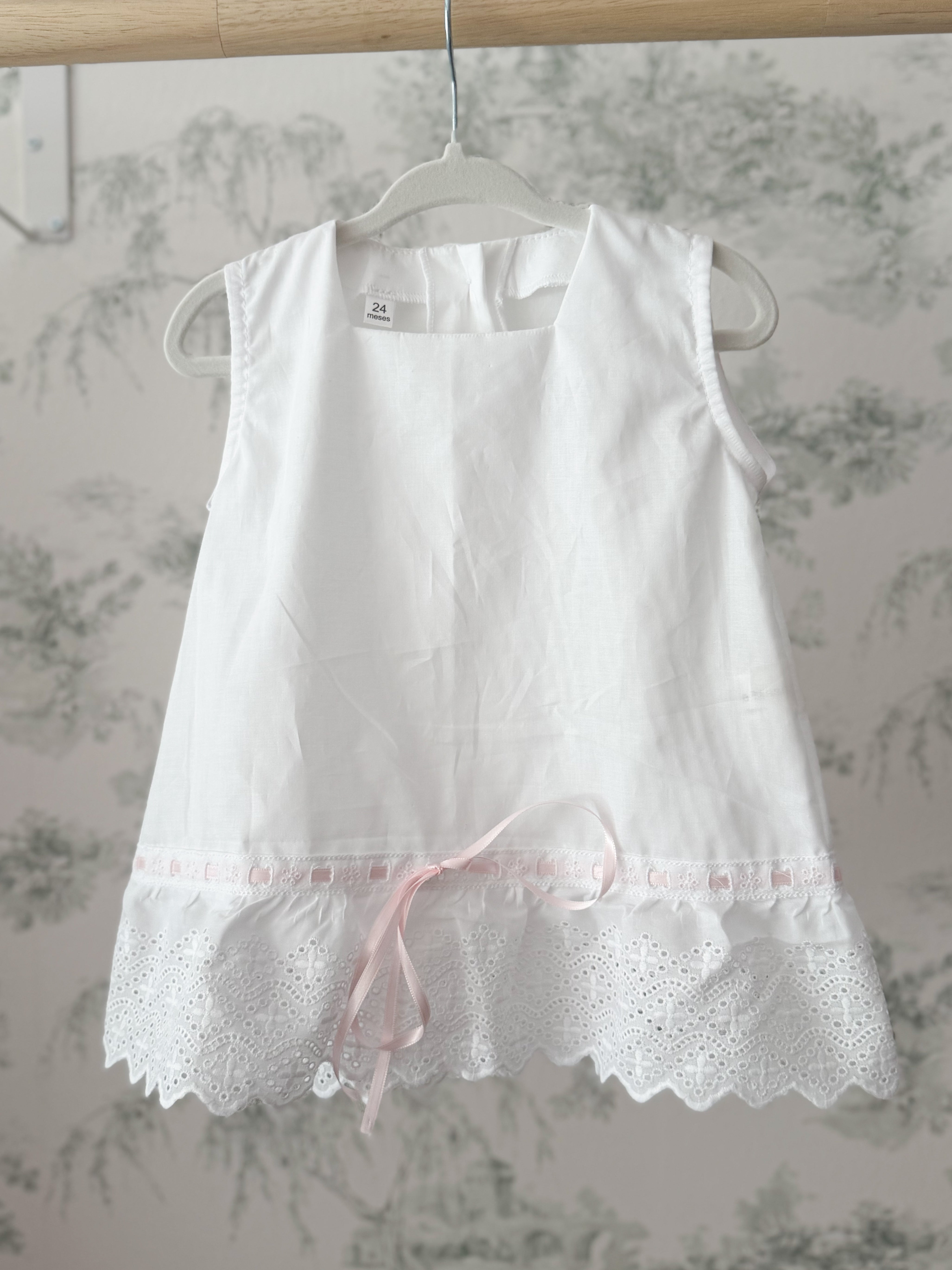 Camisa Filipa lazo rosa