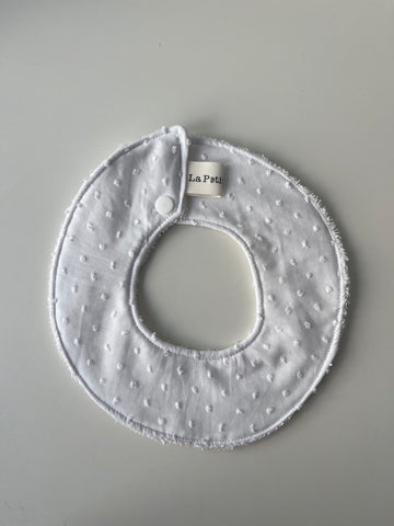 Cuello salvababas plumeti blanco