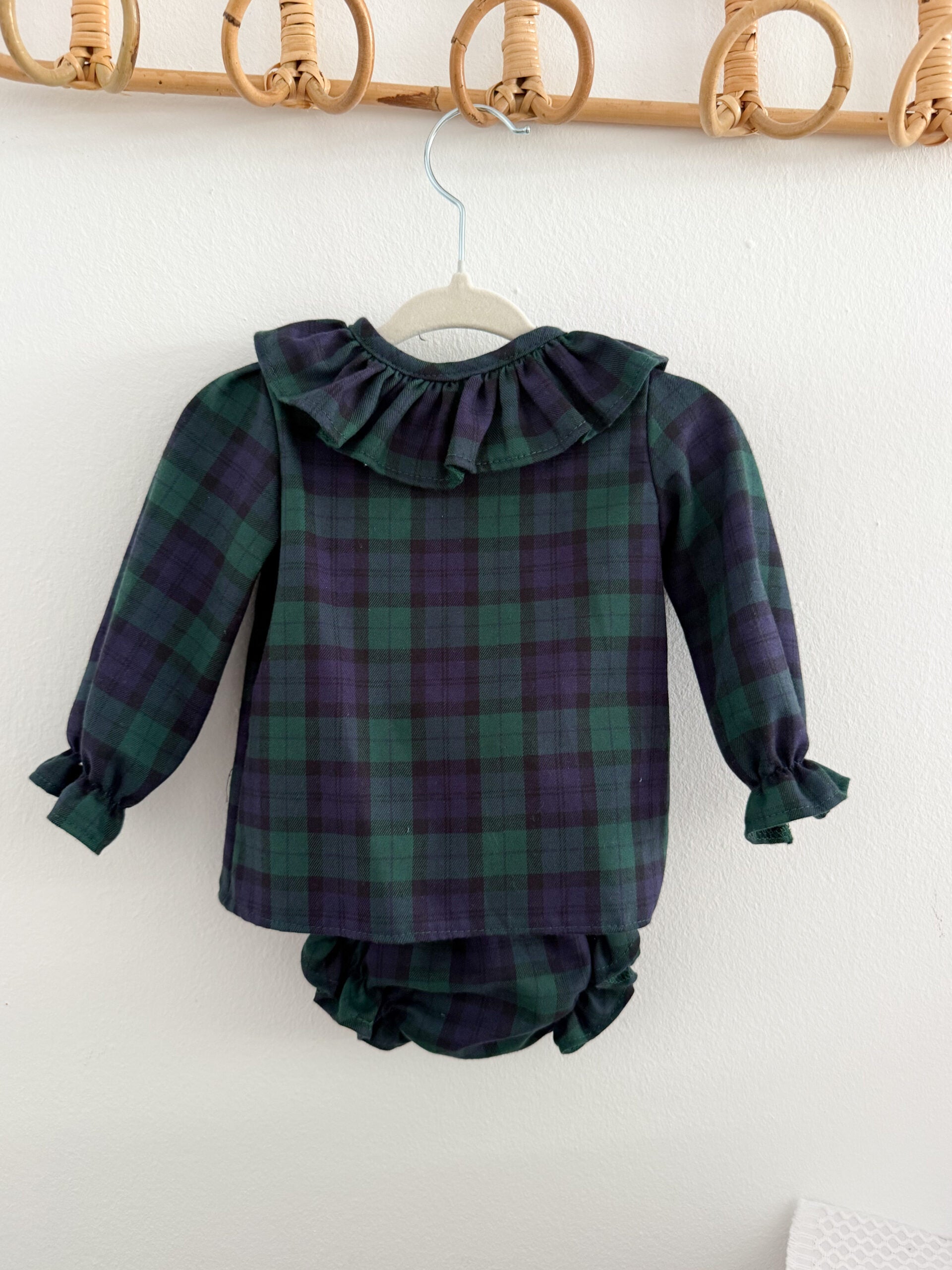Jesusito Cata tartan azul y verde