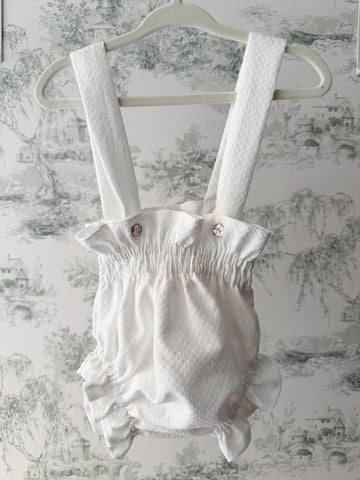Cubre con tirantes blanco