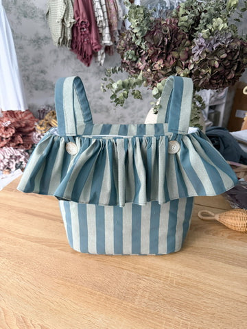 Bolso de carro rayas bosque