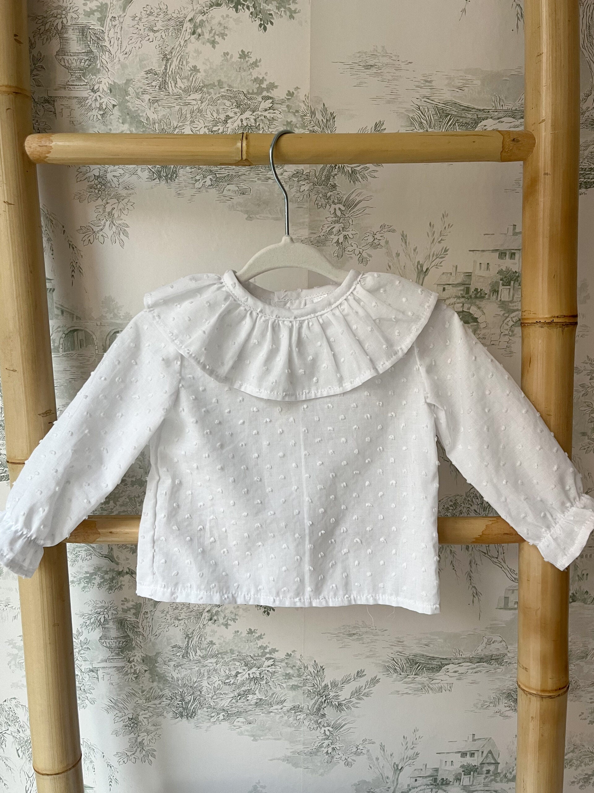 Camisa Leonor blanca plumeti