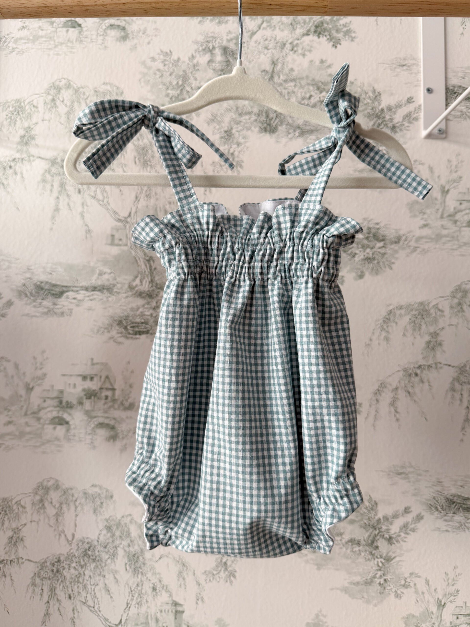 Ranita vichy verde antiguo