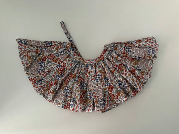 Cuello Lola flor roja y azul