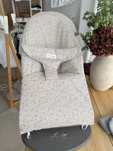Funda hamaca babybjörn flor gris nude