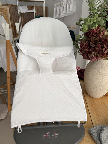 Funda hamaca babybjörn plumeti blanco